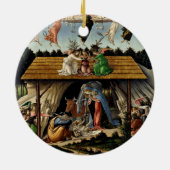 Botticelli Mystical Natitivity Keramisch Ornament (Achterkant)