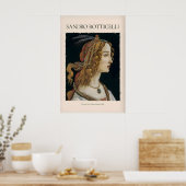 Botticelli Portret van een jonge vrouw Simonetta Poster (Keuken)