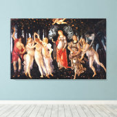 BOTTICELLI - Primavera 1482 Canvas Afdruk (Insitu (Houten vloer))