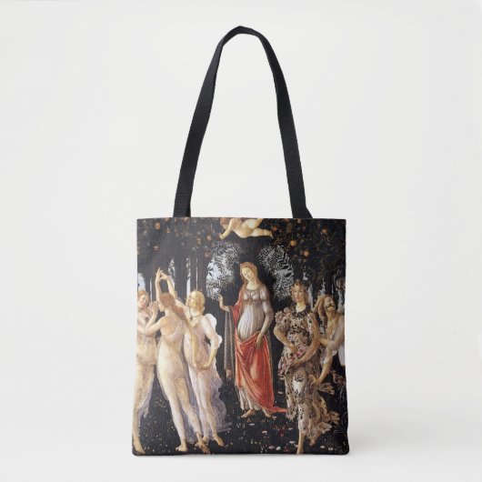 BOTTICELLI - Primavera 1482 Tote Bag (Voorkant)
