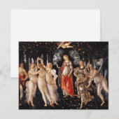 Botticelli Primavera Briefkaart (Voorkant / Achterkant)