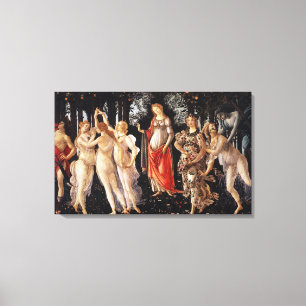 Botticelli Primavera Canvas Afdruk