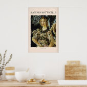 Botticelli Primavera Detail Flora Kunstprint Poster (Keuken)