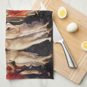 Botticelli Primavera Kitchen Towel Theedoek (Quarter Fold)