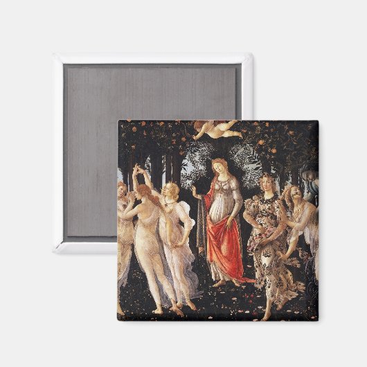 Botticelli Primavera Magnet (Voorkant / Achterkant)