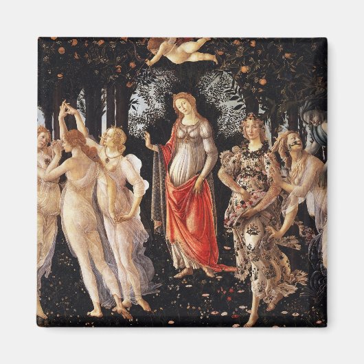 Botticelli Primavera Magnet (Voorkant)