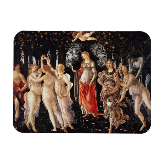 Botticelli Primavera Magnet Magneet (Horizontaal)