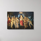 Botticelli Primavera Renaissance Bloemengodin Canvas Afdruk (Voorkant)
