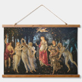 Botticelli Primavera Renaissance Bloemengodin Hangend Wandkleed (Voorkant)