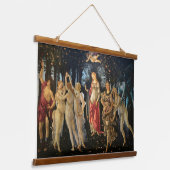 Botticelli Primavera Renaissance Bloemengodin Hangend Wandkleed (Gebogen)
