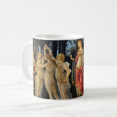 Botticelli Primavera Renaissance Bloemengodin Koffiemok (Voorkant links)