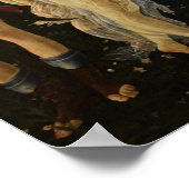 Botticelli Primavera Renaissance Bloemengodin Poster (Hoek)