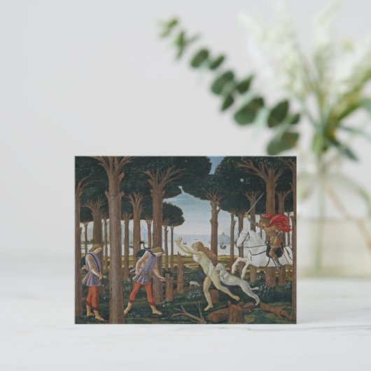 Botticelli Renaissance Painting Briefkaart (Staand voorkant)