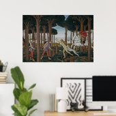 Botticelli Renaissance Painting Poster (Thuiskantoor)