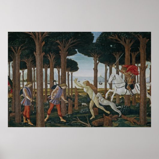 Botticelli Renaissance Painting Poster (Voorkant)