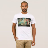 Botticelli Renaissance Painting T-shirt (Voorkant volledig)