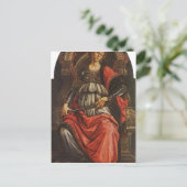 Botticelli, Sandro Fortitudo 1470 Technique Temper Briefkaart (Staand voorkant)