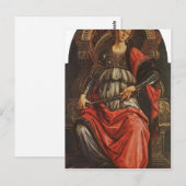 Botticelli, Sandro Fortitudo 1470 Technique Temper Briefkaart (Voorkant / Achterkant)
