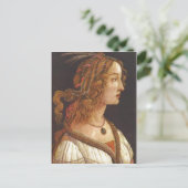 Botticelli, Sandro Portr?t einer jungen Frau (Simo Briefkaart (Staand voorkant)