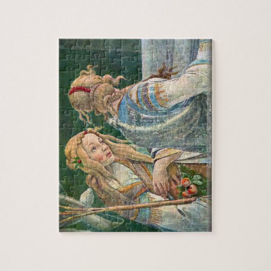 Botticelli - Sistine Chapel - De jeugd van Moses p Legpuzzel (Verticaal)