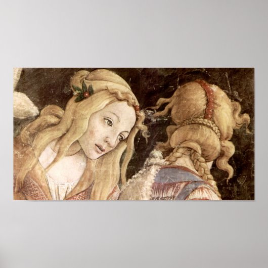 Botticelli-Sistine Chapel - De jeugd van Mozes Poster (Voorkant)