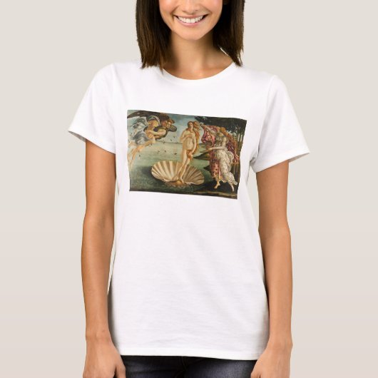 Botticelli The Birth of Venus T-shirt (Voorkant)