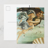 Botticelli "The Birth of Venus - Zephyr & Chloris" Briefkaart (Voorkant / Achterkant)