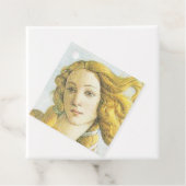 Botticelli Venus blond haar Bedankjes Labels (In situ)
