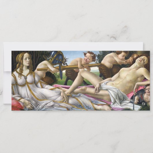 Botticelli Venus en Mars-uitnodigingen Kaart (Voorkant)