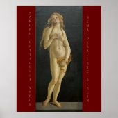 Botticelli - Venus - Renaissance Poster (Voorkant)