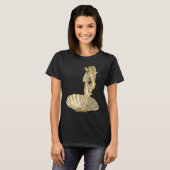 Botticelli Venus With Electric Guitar Rock Guitari T-shirt (Voorkant volledig)