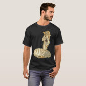 Botticelli Venus With Electric Guitar Rock Guitari T-shirt (Voorkant volledig)