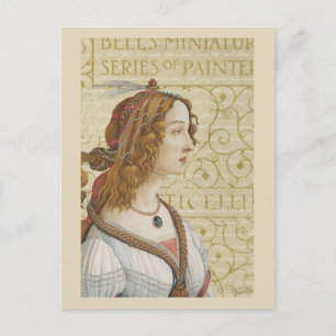 Botticelli Woman Briefkaart