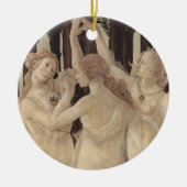Botticelli's drietraces-ornament keramisch ornament (Voorkant)