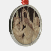 Botticelli's drietraces-ornament metalen ornament (Rechts)