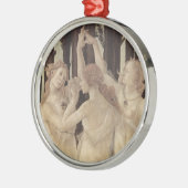 Botticelli's drietraces-ornament metalen ornament (Links)