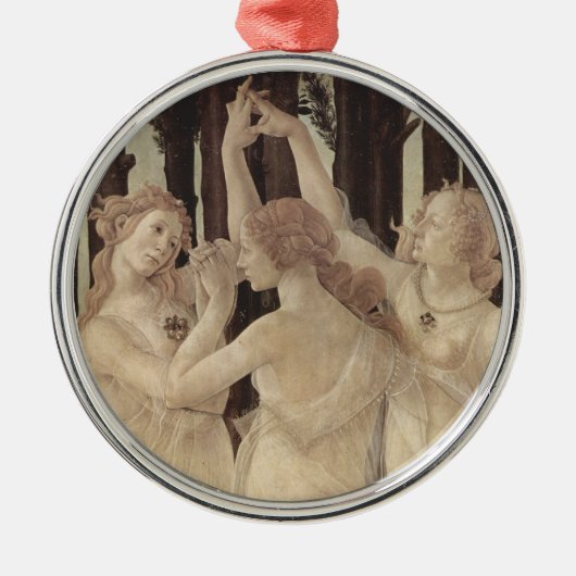 Botticelli's drietraces-ornament metalen ornament (Voorkant)