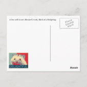 Botticelli's geboorte van een egel briefkaart (Achterkant)