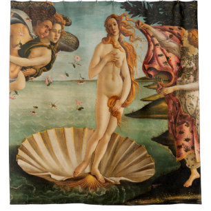 Botticelli's geboorte van Venus Douchegordijn