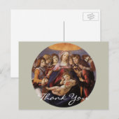 Botticelli's Madonna en Child Briefkaart (Voorkant / Achterkant)