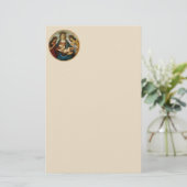 Botticelli's Madonna en Kind Briefpapier (Staand voorkant)