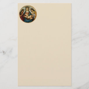 Botticelli's Madonna en Kind Briefpapier