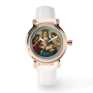 Botticelli's Madonna en Kind Horloge