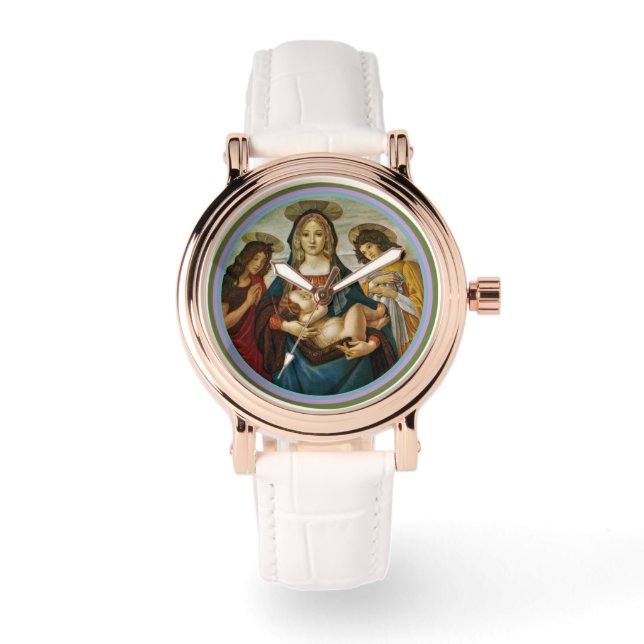 Botticelli's Madonna en Kind Horloge (Voorkant)