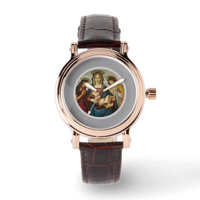 Botticelli's Madonna en Kind Horloge (Voorkant)