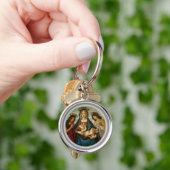 Botticelli's Madonna en Kind Sleutelhanger (Hand)