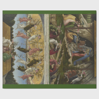 Botticelli's mystieke kerstcadeautje met kerstcade cadeaupapier