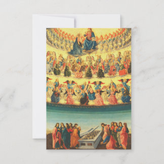 Botticini-Onthoogding van de Maagd Heilige Kaart
