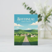 Bottineau USA Briefkaart (Staand voorkant)