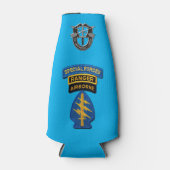 Bottle C van de speciale legertroepen Groene Beret Flesjeskoeler (Voorkant)